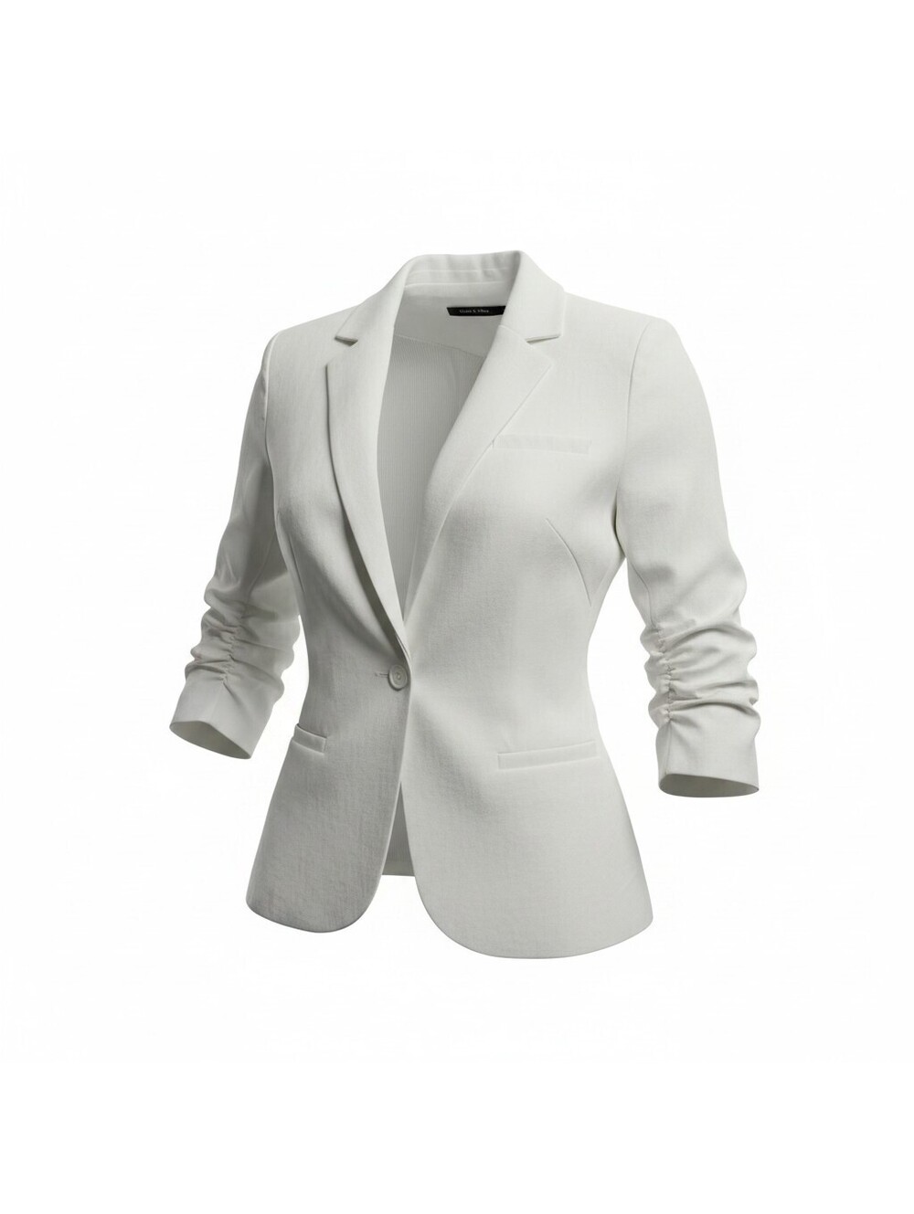 Doe & Rae Bright White Summer Jacket - L